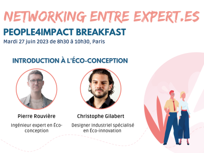 image card <p>People4Impact Breakfast : Introduction à l'éco-conception</p>