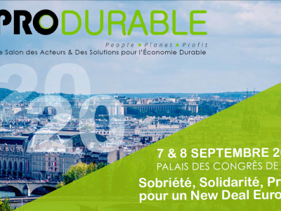 image card <p>Retrouvez-nous au Salon Produrable pour l’édition 2020 au Palais des Congrès de Paris</p>